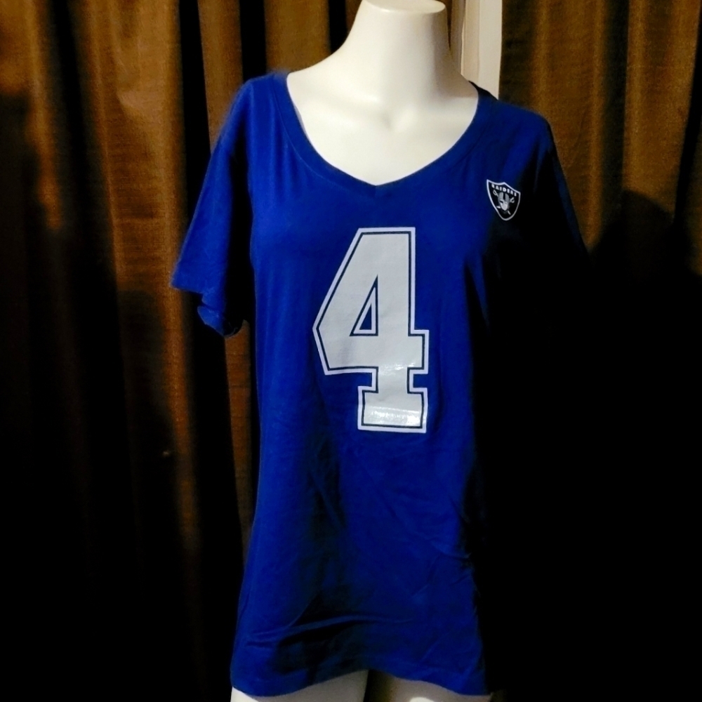 Raiders  4 Carr NWOT size L FANATICS